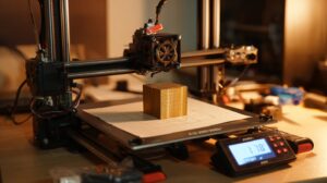 Anet A8 first print calibration cube successful completion