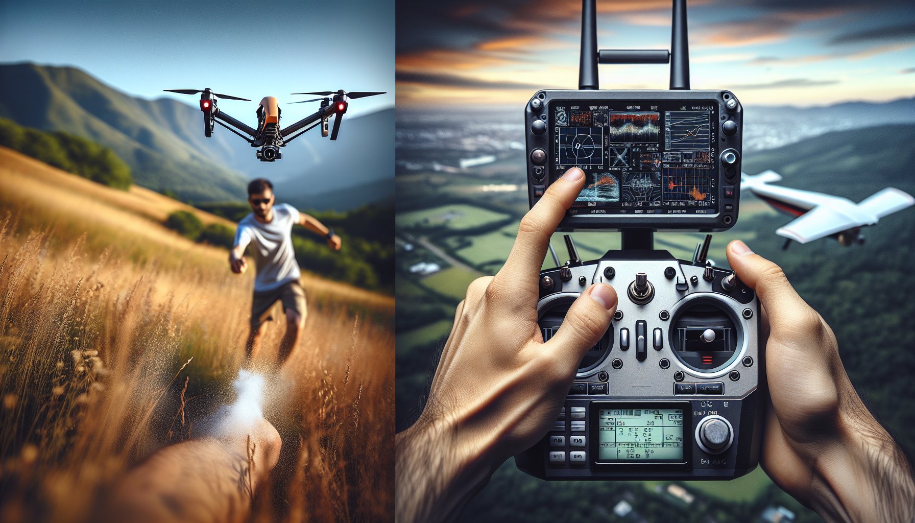FlySky FSi6 LCD display and menu system during programming and configuration