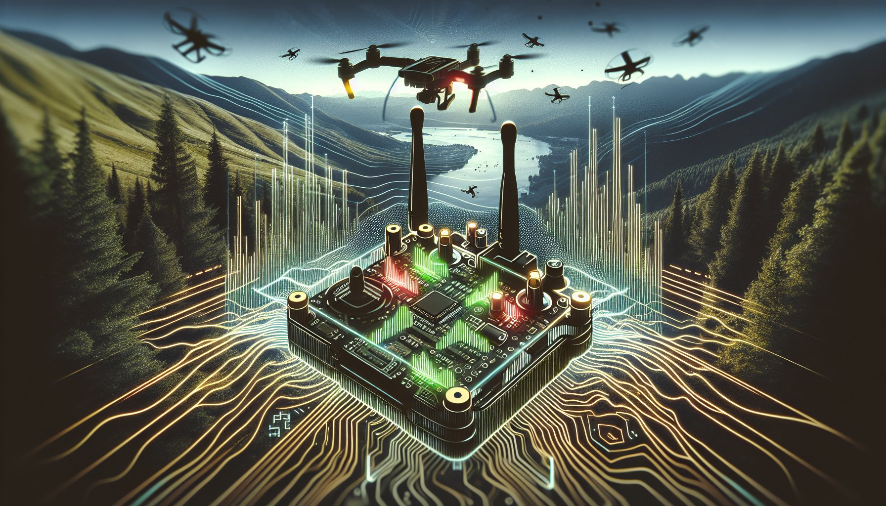 FPV drone receiver showing understanding failsafe signal detection process