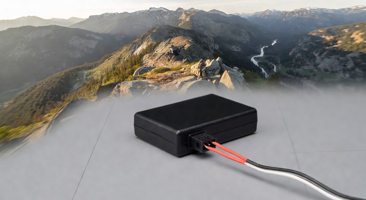 feature_grok_1f885c2b FrSky FPORT receiver connector showing single wire telemetry connection