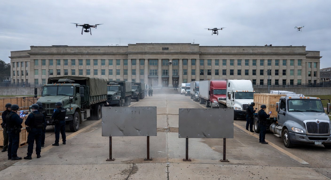 Illustration of FCC Drone Ban Broadens: Pentagon Ramps Up Supply Chain Scrutiny by 2026